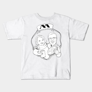 Team Maltin Black and White Kids T-Shirt